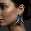 Boucles d’Oreilles Fleur de Lotus – Édition Iconique – Maison Néfertiti