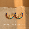 Boucles d’Oreilles Horus — Éclat du Nil