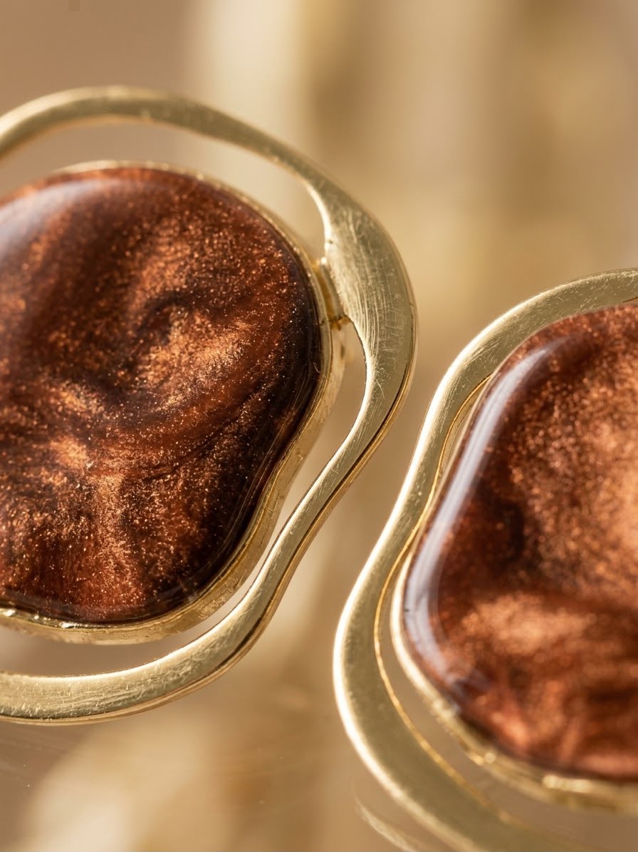 Boucles d’oreilles Ambre d’Or