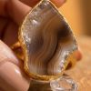 Bague Nefertari — Agate Brune & Or